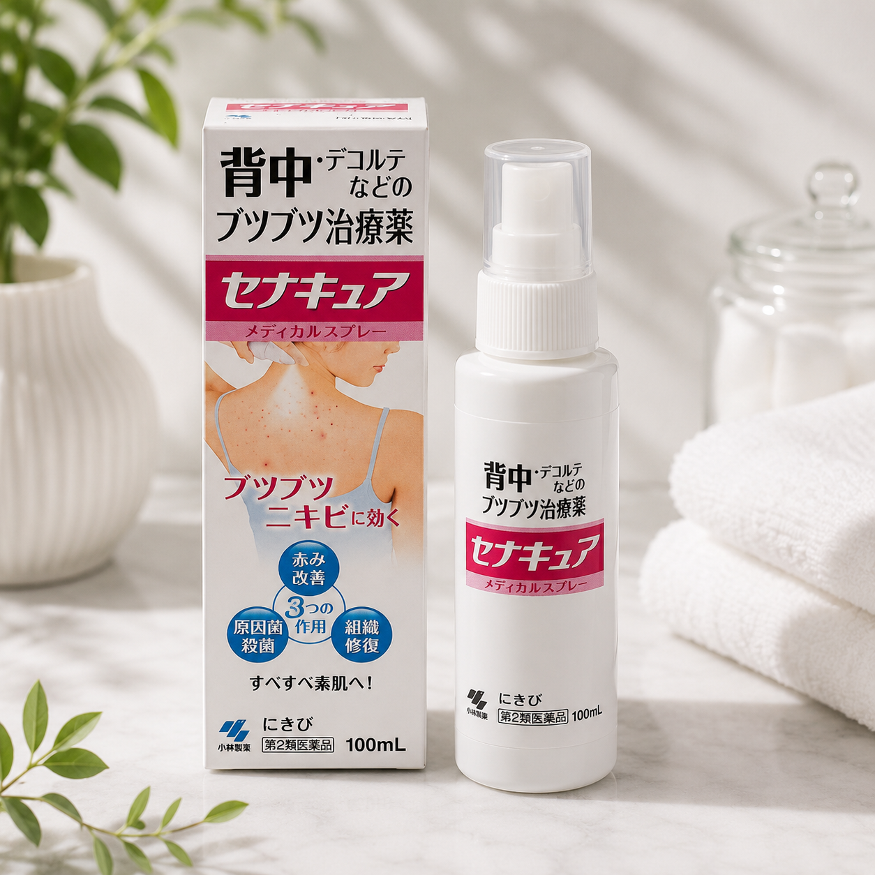 Kobayashi Sena Cure Back Acne Spray